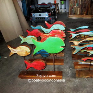 wooden fish from boatwood